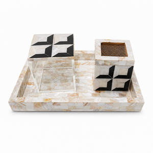 Alta calidad decoración del hogar árabe Mubkhar Ramadán regalo artesanía bandeja de madera Acryluc caja quemador conjunto con estilo de diseño Industrial - Product Image 1