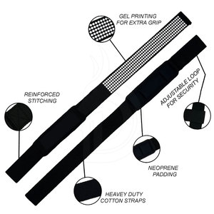 Correas Antideslizantes para Levantamiento de Pesas con Acolchado de Neopreno, Soporte Cómodo para las Muñecas, Correas de Alta Resistencia con Costuras Reforzadas - Product Image 6