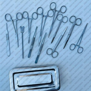 ชุดเครื่องมือผ่าตัดขนาดเล็กคุณภาพสูง 13 ชิ้น พร้อมกล่อง วัสดุสแตนเลส สำหรับการผ่าตัดทั่วไป ได้รับมาตรฐาน CE - Product Image 6