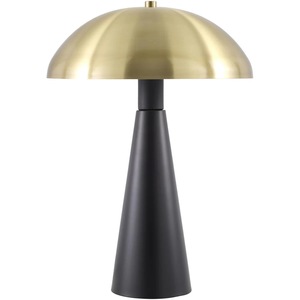 Lampe de table en laiton design avec corps texturé, luminaire d'intérieur élégant - Product Image 5