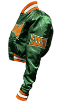 Veste en satin noire Starter 49ers personnalisable - Édition limitée Veste en satin noire Starter 49ers