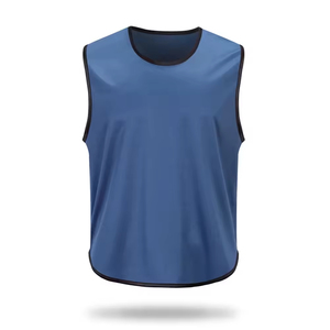 Chaleco de Entrenamiento de Fútbol Unisex Amarillo para Adultos, sin Mangas, de Poliéster Transpirable, Cuello Redondo, para Todas las Temporadas 2026 - Product Image 4