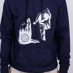 Sudadera con Capucha para Hombre al por Mayor, con Logotipo Personalizado, Estampado Multicolor, 100% Algodón, Estilo Urbano, Sudadera con Capucha para Hombre con Estampado Puff - Product Image 4