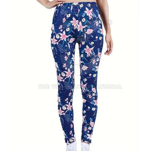 Women <b>Leggings</b> Solid <b>Pattern</b> Premium Fit High Quality Spandex/Nylon Fabric Lightweight Elastic Waist Comfortable Pants - Product Image 6