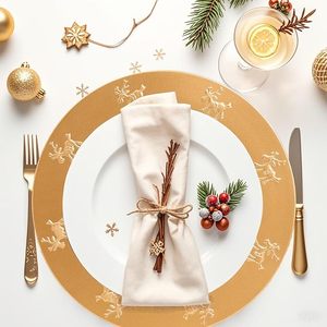 Assiettes de présentation rondes en acier inoxydable finition métallique, écologiques et modernes, lot de 100 pour la décoration de réceptions de mariage - Product Image 5