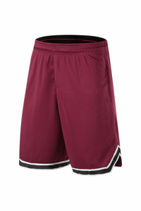Shorts de sport décontractés pour hommes, style été, respirants, séchage rapide, 100 % polyester, couleur unie, vente chaude - Product Image 2
