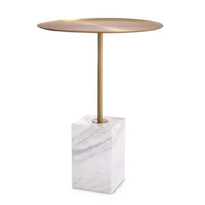 Tables basses et tables d'appoint de luxe, décoratives pour la maison, l'hôtel et le salon, au design unique, élégant et attrayant, plaquées or de haute qualité. - Product Image 4