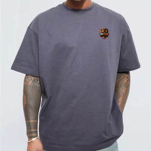 T-shirt décontracté à coupe classique, 100% coton, tissu doux au toucher, séchage rapide, léger, respirant, design décontracté, vêtements de rue - Product Image 1