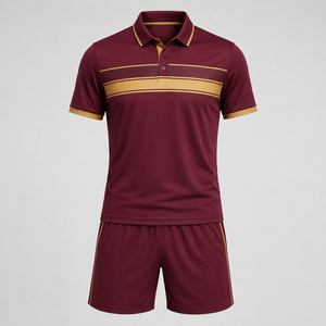 Uniforme de Tenis Premium para Hombre, Tejido Transpirable, Corte Atlético, para Prácticas en Cancha, Entrenamiento y Partidos de Competición - Product Image 1