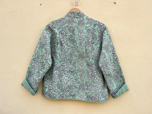 Indian Handmade 100% Cotton Eco-Friendly Quilted Anti-Wrinkle Breathable Quick Dry Digital Printed Front Pocket Autumn Winter - Product Image 3