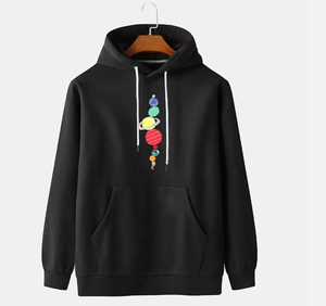 Sudadera con Capucha de Invierno para Hombre, de Alta Calidad, 100% Poliéster, Talla Grande, Tejido de Punto Personalizado - Product Image 1