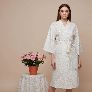 Collection Été 2026 : Robe Kaftan Indienne Faite Main en Coton, Longue Robe de Nuit Maxi, Cache-maillot à Motif Floral, Robe Décontractée - Product Image 1