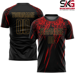 Ensemble de maillots de football personnalisés, imprimés par transfert thermique, uniforme de football, kit en polyester à séchage rapide, nom et numéro pour adultes et jeunes - Product Image 2