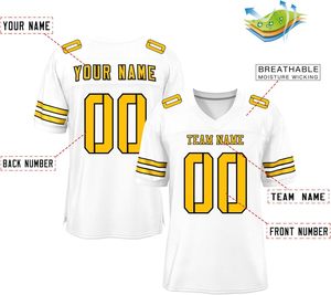 Camiseta de Fútbol Americano OEM ODM, Mezcla de Spandex, Impresión Digital, Absorbe el Sudor, Antiencogimiento, Antidecoloración, Ropa Deportiva de Alto Rendimiento - Product Image 2
