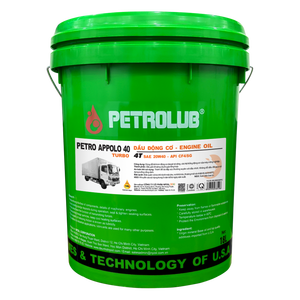 Aceite de motor PETROLUB PETRO APPOLO 40 TURBO Lata de 18L Bidón de 18L Tambor de 200L Aceite base y aditivos premium Refrigeración y lubricación - Product Image 1