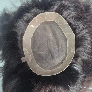 Prothèse capillaire en cheveux humains Remy indiens, modèle Los Angeles - Styles bouclés crépus et ondulations profondes, texture lisse, Bangladesh - Product Image 6