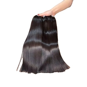 Las mejores extensiones de cabello natural 100% vietnamita crudo, cabello Remy recto de hueso, extensiones de cabello humano de alta calidad - Product Image 1