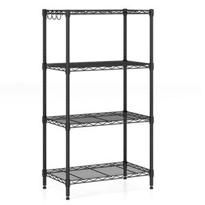 4 Tier Heavy Duty Metal Wire Shelving 600 Lbs Load Capacity with Anti-toppling Kits for Garage and <b>Kitchen</b> <b>Storage</b> - Product Image 2