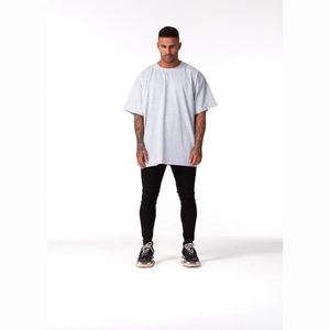 Camiseta Negra Oversize de Algodón 100% Grueso de 230g con Cuello Alto y Hombros Caídos para Hombre y Mujer, Tallas Grandes, Casual, Personalizable - Product Image 3