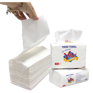 Toalla de papel para manos de alta calidad, tamaño personalizado, 1 capa o capas personalizadas, hecha de pulpa de madera virgen para hotel - Product Image 5