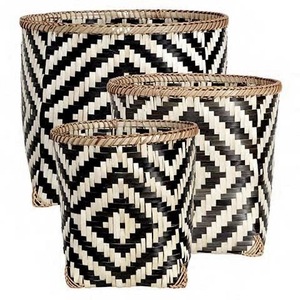 Cesta de Bambú Hecha a Mano, Ideal para Almacenamiento o Envoltura de Regalos, Ecológica y Hermosa para Decoración del Hogar - Product Image 2