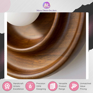 Nouvelle Arrivée en Stock : Meilleure Offre sur les Appliques Murales Électriques en Bois d'Acacia au Design Moderne et Élégant pour la Décoration Intérieure - Product Image 6
