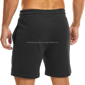 Pantalones Cortos Deportivos de Algodón para Hombre, Personalizados, de Alta Calidad, 100% Algodón, Felpa Francesa, para Entrenamiento, Correr, Casuales - Product Image 4