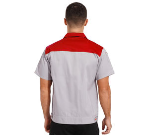 Chemises de travail à manches courtes pour hommes, uniformes industriels avec broderie et impression, options de logo personnalisé - Product Image 4