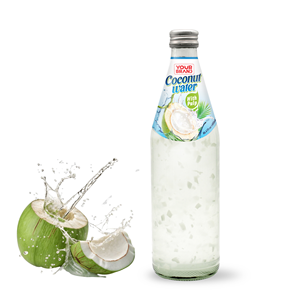Agua de Coco con Pulpa de 500 ml |   Bebida Tropical Refrescante con Sabor Real a Coco, Muestra Gratis, OEM/ODM, Grupo Nam Viet - Product Image 1