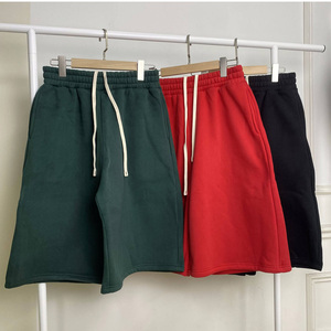 Nouveautés : Short de survêtement en molleton bouclette personnalisé, longueur genou, avec cordon de serrage, coupe ample, respirant, pour homme, faible MOQ, idéal pour l'extérieur - Product Image 3