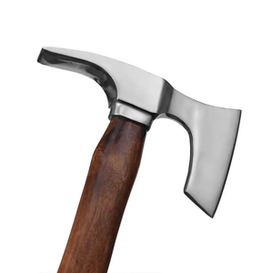 Hache en acier carbone forgé à la main de qualité supérieure, manche en bois, outil de découpe pour l'extérieur, équipement forestier professionnel, OEM - Product Image 3
