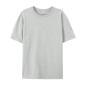 Camiseta de Algodón 100% al por Mayor, 230g, Cuello Redondo, Manga Corta, Corte Regular, Informal, Lisa, Transpirable, Ecológica, Tejida, Personalizable con Letras - Product Image 3