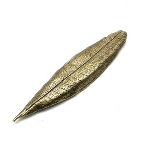 Cendrier à cigares moderne en aluminium personnalisé, forme de feuille, portable, rond, pour table, finition texturée, pour la maison, la voiture, l'hôtel, le restaurant - Product Image 2