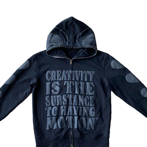 Sudadera con Capucha Rosa con Cierre, Unisex, Oversize, Diseño de Letras con Estampado Puff, Transpirable, Estilo Urbano, Sudadera con Capucha para Otoño - Product Image 5