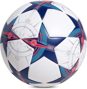 Ballon de football d'entraînement hybride noir de fabrication pakistanaise, avec vessie renforcée, rebond optimal, 0,38-0,42 kg, pour un vol fiable - Product Image 6