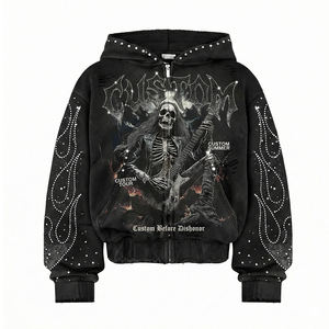 Low MOQ Zip Hoodie Cotton Polyester Blend Hoodie Full Zip Hoodie for Startup Brands and Online Sellers - Product Image 5