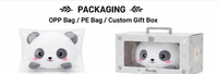 Panda-Kissen Plüschkissen Weiches Spielzeug Niedliches Panda-förmiges Kissen Sofa-Bett-Deko Kindergeschenk OEM Großhandel Plüschkissen Stofftier