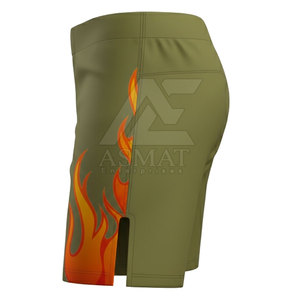 กางเกงมวยปล้ำแบบรัดรูปสำหรับผู้ชาย กระชับพอดีตัว เหมาะสำหรับการฝึกซ้อมและการต่อสู้ กางเกงฝึกซ้อมมวยปล้ำน้ำหนักเบา - Product Image 2