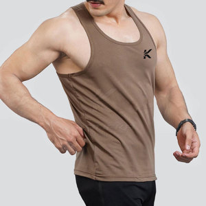 Débardeur de sport en coton tricoté respirant et à séchage rapide pour hommes, idéal pour la musculation – Qualité supérieure à prix abordable - Product Image 4
