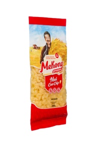 Pâtes Macaroni Jaunes Premium en Tube Court 200g, Pâtes de Riz Saines Sans Gluten, Fabricant Vietnamien - Product Image 4