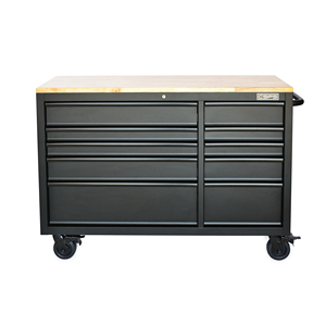 Matte Black Powder Coated Steel 10 <b>Drawer</b> <b>Tool</b> Cabinet Family keywords: for Garage Workshop Storage Use - Product Image 5