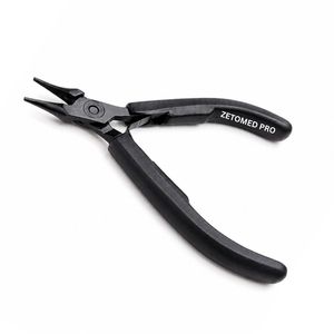 Black Stainless Steel Jewelry Making <b>Small</b> Fine Tip Chain Nose <b>Pliers</b> - Product Image 5