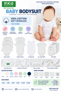 Ropa Deportiva Personalizada para Bebé, Mameluco de 3/6 Meses, Blanco con Estrellas Grises, 100% Algodón, Manga Corta - Product Image 3