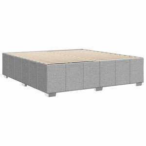 Cadre de lit gris clair élégant – Matelas – Catégorie de produits - Product Image 6