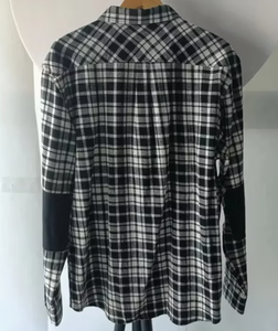 Bulk Wholesale Custom Designer Logo Plaid Flannel Shirts for Women - Product Image 2