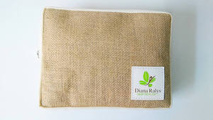 Bolsa de Maquillaje de Yute de Primera Calidad con Cierre, Almacenamiento de Cosméticos Ecológico - Product Image 3