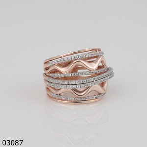 Anillo de Diamantes de Moda D'VINS JEWELS Premium, Chapado en Oro de 14K, Corte Brillante Cultivado en Laboratorio, Joyería para Mujer, Regalo para Compromiso, Boda o Fiesta - Product Image 6