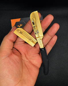 New Premium Imported Stainless Steel <b>Single</b> Edge <b>Razor</b> <b>Blades</b> for Face Shaving Barber Men's Supply - Product Image 3