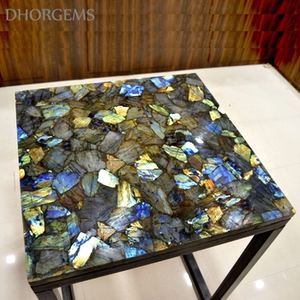 หินธรรมชาติ ลาบราดอไรต์หลากสี คริสตัลเจียระไน สำหรับตกแต่ง โต๊ะ เก้าอี้ หรือเฟอร์นิเจอร์ ขายส่ง - Product Image 6