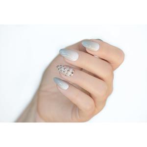 Ms.Miemie - Pegatinas Decorativas para Uñas con Diseño de Corazón Rosa Francés, 24 Piezas, Adhesivos Desmontables de ABS para Uñas, Diseño para Dedos - Product Image 2